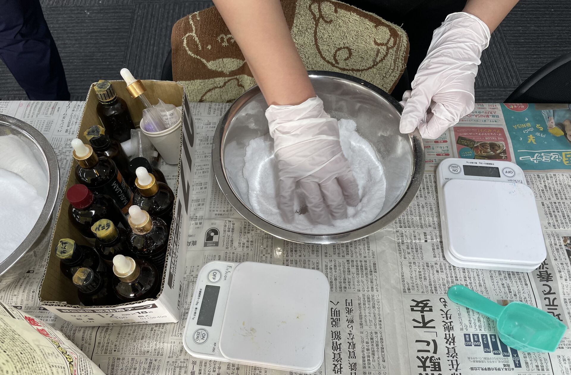 バスボム作り♨