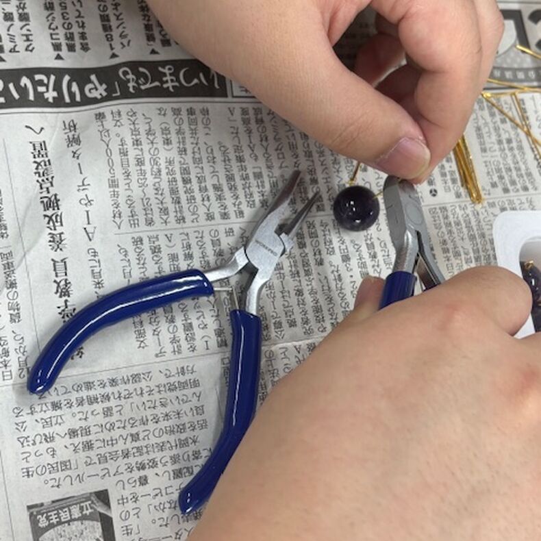 画像20273：先日の雑貨製作では利用者さんと一緒に‼