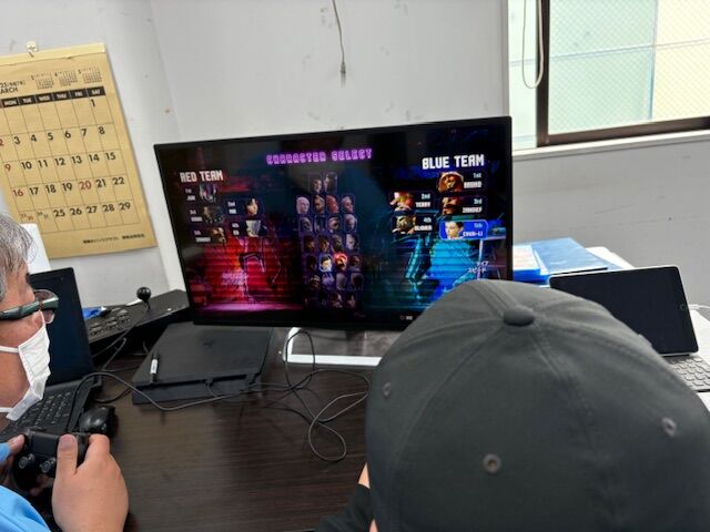 eスポーツの練習を行う様子