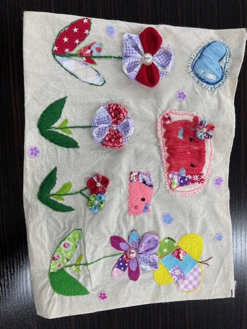B型刺繍完成